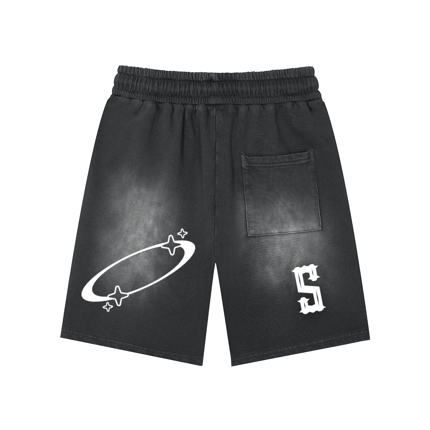 Washed Stijl Sport Shorts